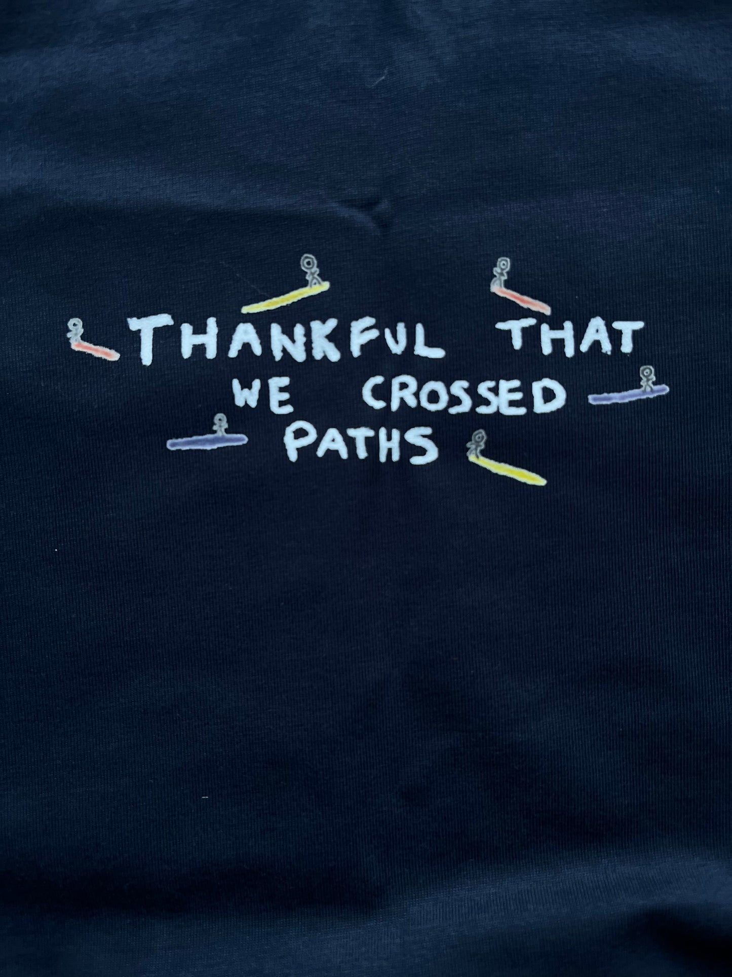 Crossed Paths Navy Tee